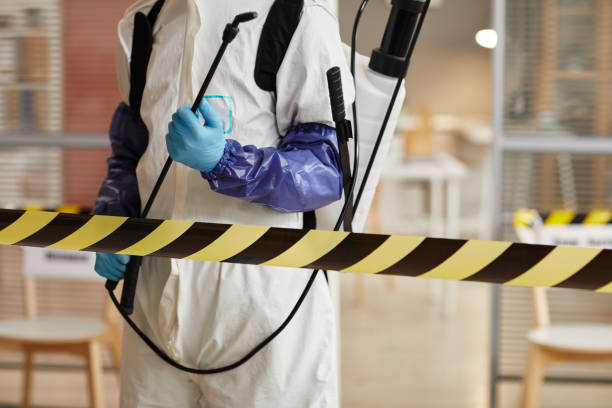 Professional Biohazard Cleanup technician working in Centerton, AR